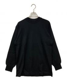 COMME des GARCONS HOMME（コムデギャルソン オム）の古着「モックネックニット」｜ブラック