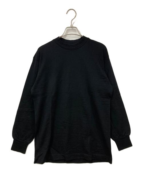 COMME des GARCONS HOMME（コムデギャルソン オム）COMME des GARCONS HOMME (コムデギャルソン オム) モックネックニット ブラック サイズ:-の古着・服飾アイテム