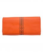 TORY BURCHトリーバーチ）の古着「長財布」｜オレンジ