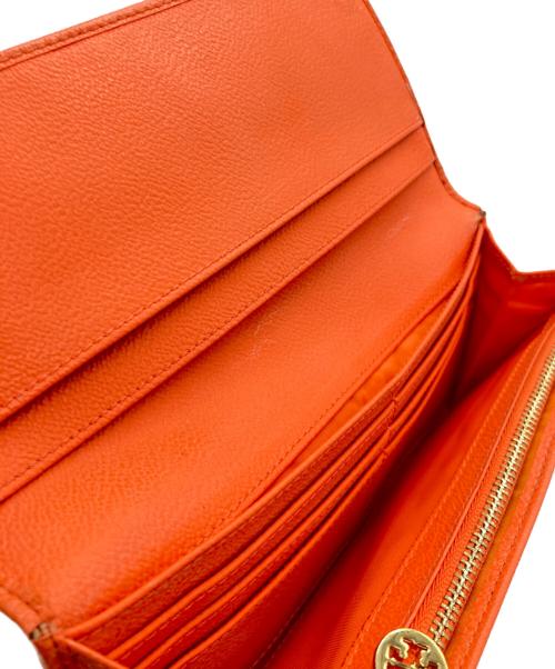 TORY BURCH（トリーバーチ）TORY BURCH (トリーバーチ) 長財布 オレンジの古着・服飾アイテム