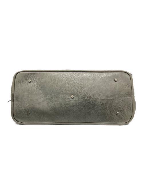 aniary（アニアリ）aniary (アニアリ) レザートートバッグ ブラック×グレーの古着・服飾アイテム