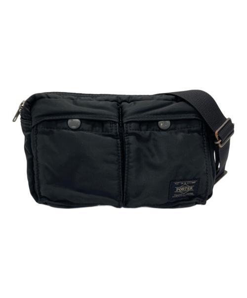 PORTER（ポーター）PORTER (ポーター) ウエストポーチ ブラックの古着・服飾アイテム