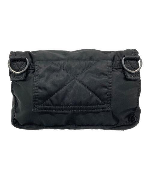 PORTER（ポーター）PORTER (ポーター) ショルダーポーチ ブラック×オレンジの古着・服飾アイテム