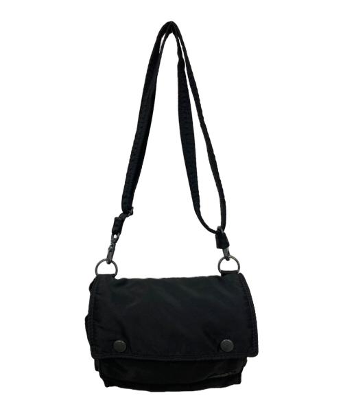 PORTER（ポーター）PORTER (ポーター) ショルダーポーチ ブラック×オレンジの古着・服飾アイテム