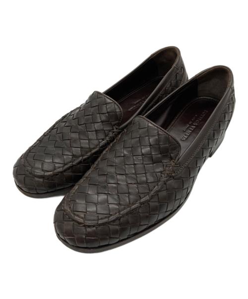 BOTTEGA VENETA（ボッテガベネタ）BOTTEGA VENETA (ボッテガベネタ) スリッポン ダークブラウン サイズ:361/2の古着・服飾アイテム