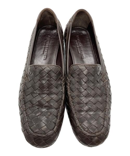 BOTTEGA VENETA（ボッテガベネタ）BOTTEGA VENETA (ボッテガベネタ) スリッポン ダークブラウン サイズ:361/2の古着・服飾アイテム