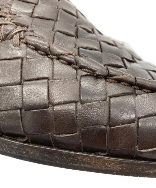 BOTTEGA VENETA（ボッテガベネタ）BOTTEGA VENETA (ボッテガベネタ) スリッポン ダークブラウン サイズ:361/2の古着・服飾アイテム