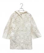 ermanno scervinoエルマノシェルビーノ）の古着「ジップレースコート」｜ホワイト