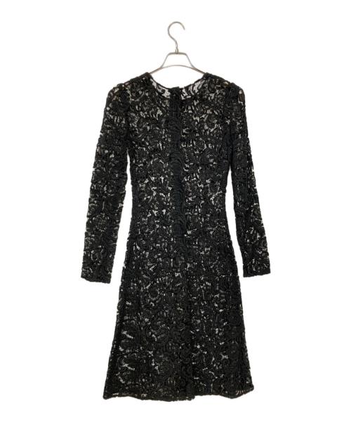 PRADA（プラダ）PRADA (プラダ) レースワンピース ブラック サイズ:SIZE 38の古着・服飾アイテム