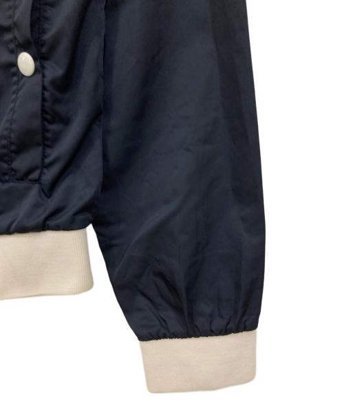 maison kitsune（メゾンキツネ）maison kitsune (メゾンキツネ) フーデッドジャケット ネイビー×ホワイト サイズ:XSの古着・服飾アイテム