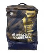 DESCENTE×オリックス・バファローズデサント×オリックス・バファローズ）の古着「バックパック」｜ネイビー×ゴールド