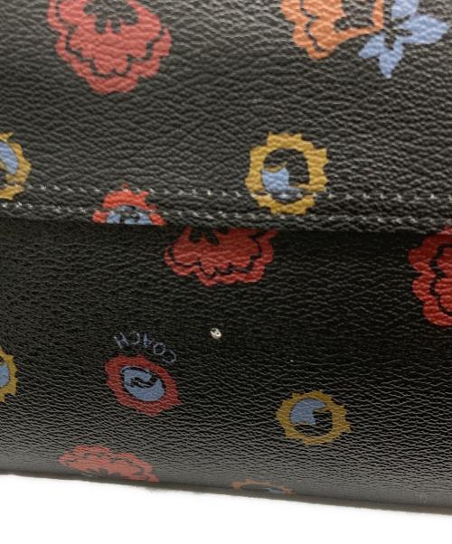 COACH（コーチ）COACH (コーチ) リバーシブルトートバッグ ブラック/マルチカラーの古着・服飾アイテム