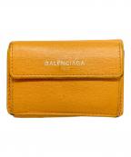 BALENCIAGAバレンシアガ）の古着「3つ折り財布」｜オレンジ