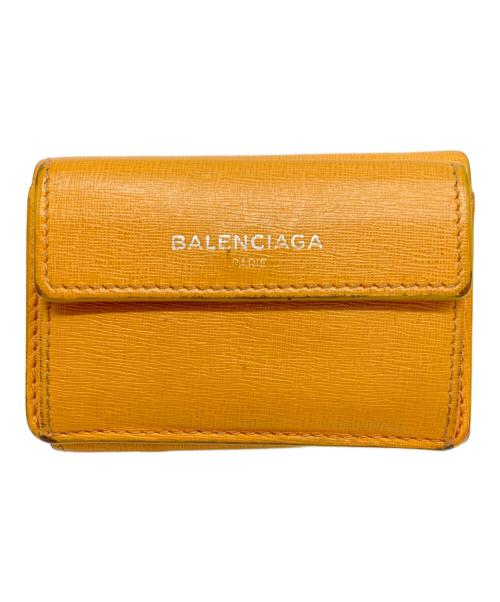 BALENCIAGA（バレンシアガ）BALENCIAGA (バレンシアガ) 3つ折り財布 オレンジの古着・服飾アイテム