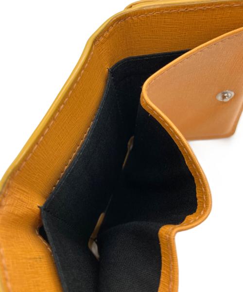 BALENCIAGA（バレンシアガ）BALENCIAGA (バレンシアガ) 3つ折り財布 オレンジの古着・服飾アイテム