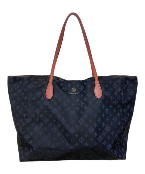 russet（ラシット）russet (ラシット) トートバッグ ネイビー×ピンクの古着・服飾アイテム