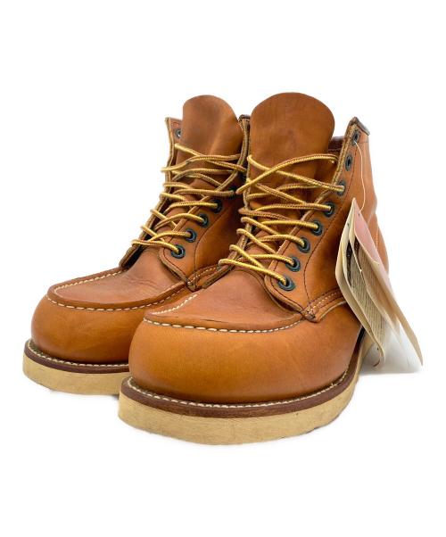 RED WING（レッドウィング）RED WING (レッドウィング) レザーブーツ ブラウン×ベージュ サイズ:28cmの古着・服飾アイテム