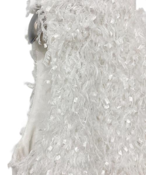 CADUNE（カデュネ）CADUNE (カデュネ) ふわふわトップス ホワイト サイズ:36の古着・服飾アイテム