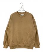 adidasアディダス）の古着「エッセンシャルズ クルーネックスウェットシャツ」｜ベージュ