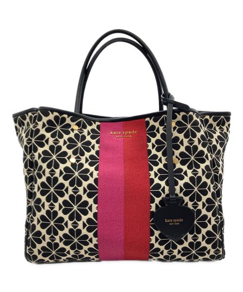 Kate Spade（ケイトスペード）Kate Spade (ケイトスペード) トートバッグ ブラック×ピンクの古着・服飾アイテム