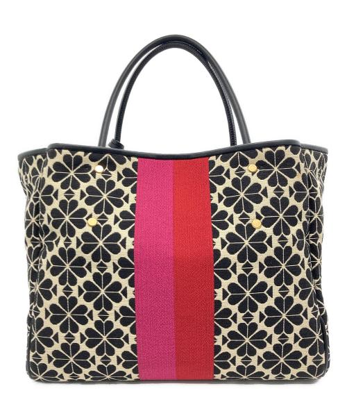 Kate Spade（ケイトスペード）Kate Spade (ケイトスペード) トートバッグ ブラック×ピンクの古着・服飾アイテム