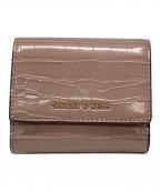 CHARLES & KEITHチャールズアンドキース）の古着「3つ折り財布」｜ピンク×ゴールド