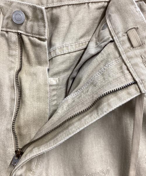 null（ヌル）null (ヌル) パンツ ベージュ サイズ:Lの古着・服飾アイテム