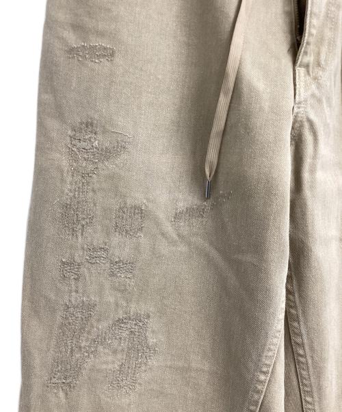 null（ヌル）null (ヌル) パンツ ベージュ サイズ:Lの古着・服飾アイテム