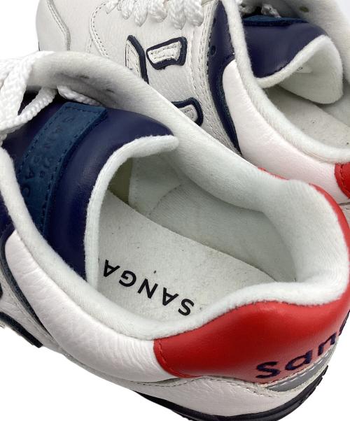 via SANGACIO（ヴィア・サンガチオ）via SANGACIO (ヴィア・サンガチオ) にゅ～ず『トリコロール』10周年記念モデル ホワイト/ネイビー×レッド サイズ:US5.5の古着・服飾アイテム