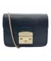 FURLA（フルラ）の古着「チェーンショルダーバッグ」｜ブラック×ゴールド