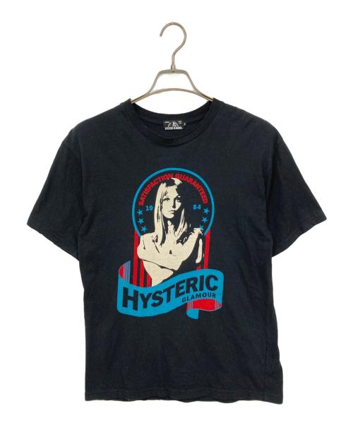 Hysteric Glamour（ヒステリックグラマー）Hysteric Glamour (ヒステリックグラマー) 半袖カットソー ブラック×ブルー サイズ:Sサイズの古着・服飾アイテム