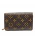 LOUIS VUITTON (ルイ ヴィトン) ポルトモネ・ビエ・トレゾール ブラウン：18000円