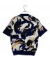 Lui's (ルイス) 半袖ニット ネイビー×ブラック サイズ:SIZE S：3000円