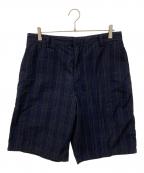 stussyステューシー）の古着「ハーフパンツ」｜ネイビー×グリーン