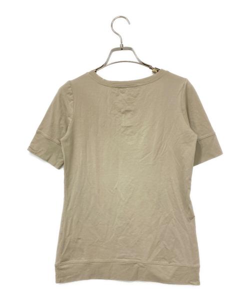 CELINE（セリーヌ）CELINE (セリーヌ) 半袖カットソー ベージュ サイズ:Sサイズの古着・服飾アイテム