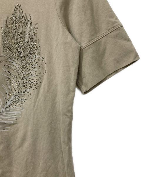 CELINE（セリーヌ）CELINE (セリーヌ) 半袖カットソー ベージュ サイズ:Sサイズの古着・服飾アイテム