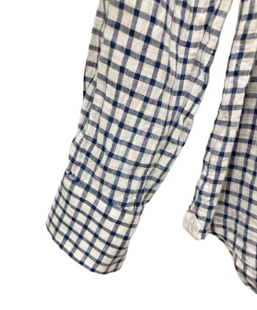 RAINMAKER（レインメーカー）RAINMAKER (レインメーカー) 長袖シャツ ホワイト×ブルー サイズ:SIZE 39の古着・服飾アイテム