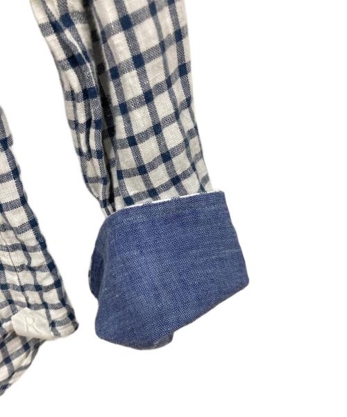 RAINMAKER（レインメーカー）RAINMAKER (レインメーカー) 長袖シャツ ホワイト×ブルー サイズ:SIZE 39の古着・服飾アイテム