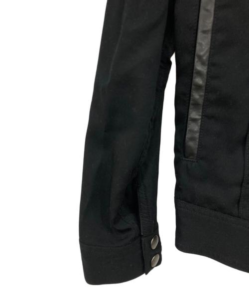 RAINMAKER（レインメーカー）RAINMAKER (レインメーカー) レザー切替ジャケット ブラック サイズ:SIZE 46の古着・服飾アイテム