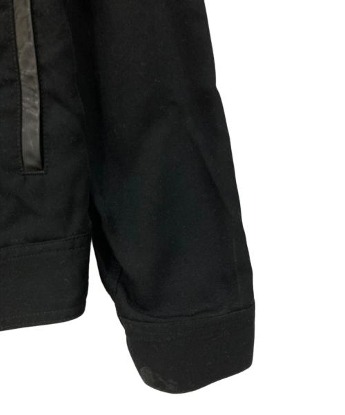 RAINMAKER（レインメーカー）RAINMAKER (レインメーカー) レザー切替ジャケット ブラック サイズ:SIZE 46の古着・服飾アイテム