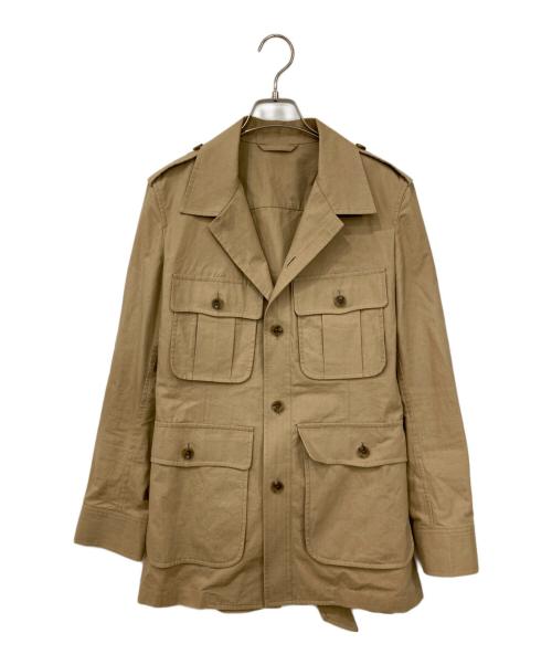 RAINMAKER（レインメーカー）RAINMAKER (レインメーカー) サファリジャケット ナチュラル サイズ:SIZE 46の古着・服飾アイテム