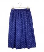COMME des GARCONS COMME des GARCONSコムデギャルソン コムデギャルソン）の古着「ドローストリングスカート」｜ブルー