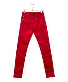 Maison Margiela（メゾンマルジェラ）の古着「スキニーデニムパンツ」｜ショッキングピンク