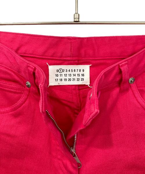 Maison Margiela（メゾンマルジェラ）Maison Margiela (メゾンマルジェラ) スキニーデニムパンツ ショッキングピンク サイズ:SIZE 38の古着・服飾アイテム