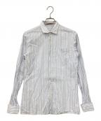 BOTTEGA VENETAボッテガベネタ）の古着「シャツ」｜ホワイト×ブルー