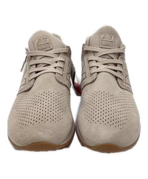 NEW BALANCE（ニューバランス）NEW BALANCE (ニューバランス) スニーカー ベージュ×ピンク サイズ:27.5 未使用品の古着・服飾アイテム