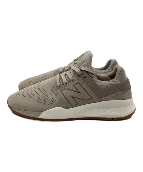 NEW BALANCE（ニューバランス）NEW BALANCE (ニューバランス) スニーカー ベージュ×ピンク サイズ:27.5 未使用品の古着・服飾アイテム