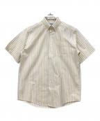 L.L.Bean×WRINKLE RESISTANTエルエルビーン×）の古着「半袖シャツ」｜イエロー×ホワイト×ブルー