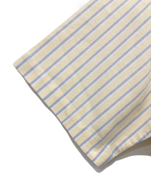 L.L.Bean（エルエルビーン）L.L.Bean (エルエルビーン) WRINKLE RESISTANT 半袖シャツ イエロー×ホワイト×ブルー サイズ:Mサイズの古着・服飾アイテム