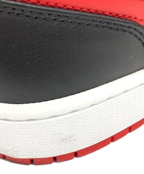 NIKE（ナイキ）NIKE (ナイキ) AIR JORDAN 1 MID レッド×ブラック サイズ:27.5の古着・服飾アイテム